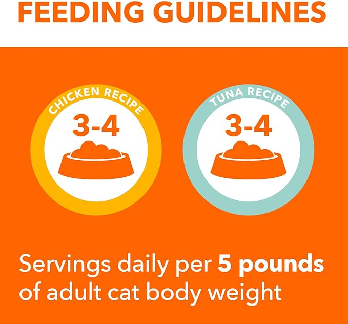 IAMS Perfect Portions Healthy Adult Wet Cat Food Pate, Chicken and Tuna Recipe Variety Pack, Easy Peel Twin-Pack Trays (12 Count, 24 Servings) (Pack of 2)