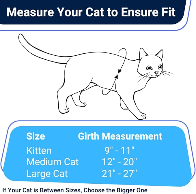 Houdini™ Escape Proof Kitten Harness and Leash Set by OutdoorBengal – Black, Small Cat Harness for Walking