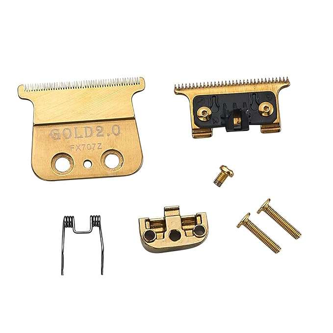 Replacement DOLD 2.0 Blades compatible with BaBylissPRO FX787 / FX726/FX787G/FX787B2, for Outlining Hair Trimmers (FX787) and Trimmers (FX726) -golden steel knife