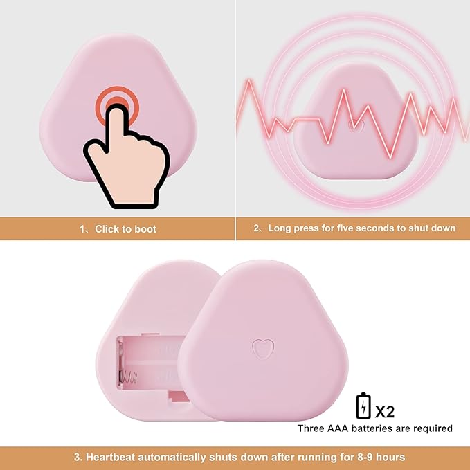 Hearbeat Toy for Dog Anxiety Relief Behavioral Training Aid Toy, Grey