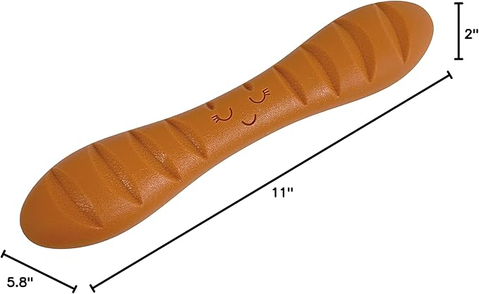 Nylabone Baguette Power Chew Toy for Dogs, Dog Toys for Aggressive Chewers, Roast Chicken Flavor, Large Dogs - Up to 50 lbs, 1 Count