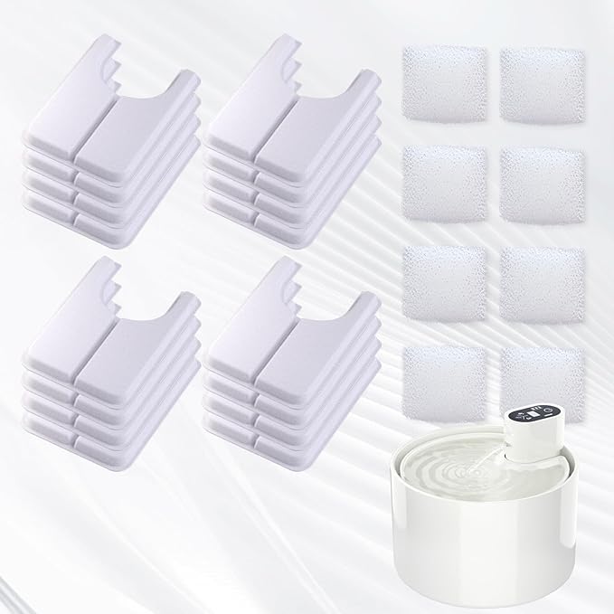 Cat Water Fountain Automatic Pet Water Dispenser Dog Drinking Fountain 16 Filters