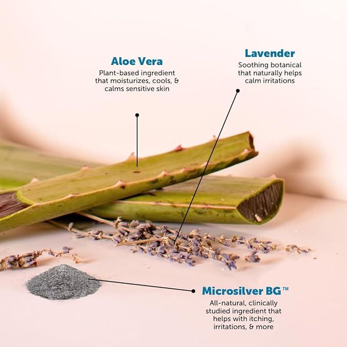 Restore + Soothe Hot Spots Spray for Dogs & Cats - Gentle on Sensitive Skin, Chlorhexidine Alternative Spray, Soothes Itching, Irritation with Aloe and Microsilver (Lavender) - 4oz