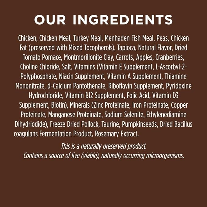 Instinct Original Dry Cat Food, Raw Coated Kibble, High Protein, Grain Free Recipe - Real Chicken, 11 lb. Bag