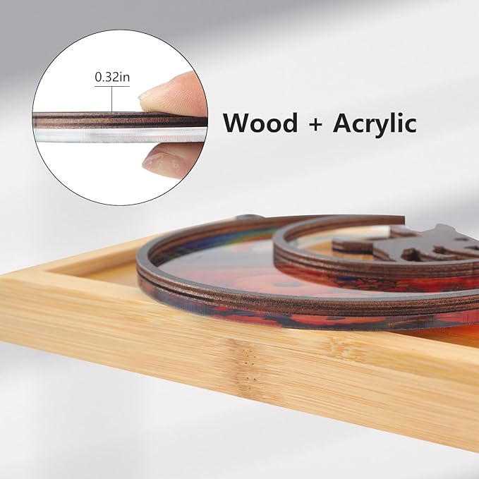 DIY Dog Angel Memorial Suncatcher with Sympathy Card,Rainbow Bridge Dog Memorial Gifts,Loss of Pet Sympathy Gift Dog,Dog Lovers Gifts for Women (2-Rainbow Bridge)