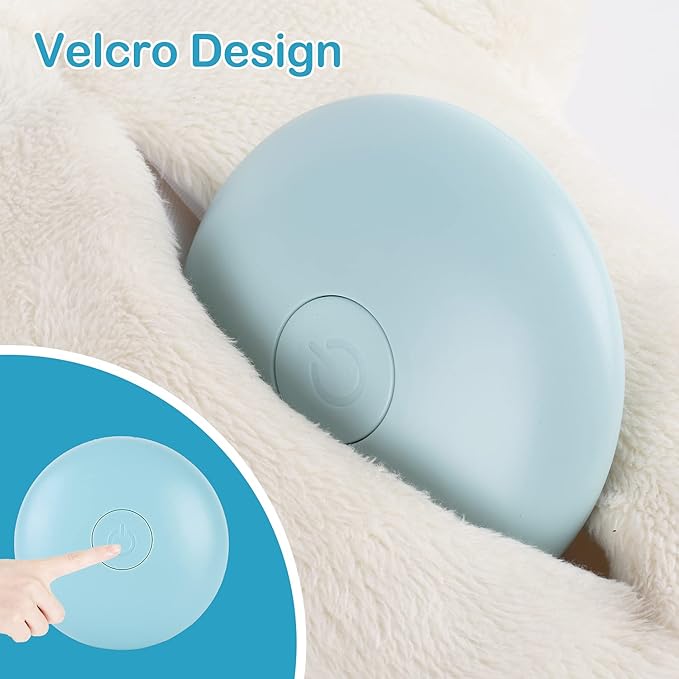 Heartbeat Dog Toy for Puppy- Helps for Dog Anxiety Relief and Calming Aid, Stuffed Animal Anxiety Calming Behavioral Aid Puppy Heartbeat Toy Sleep aid for Dogs Cats Pets