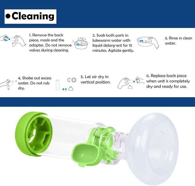 Inhaler Aerosol Chamber for Cats Inhaler Spacer for Giving Medicine to Cat with Breathing & Delivering Medication Fits (for Cat)