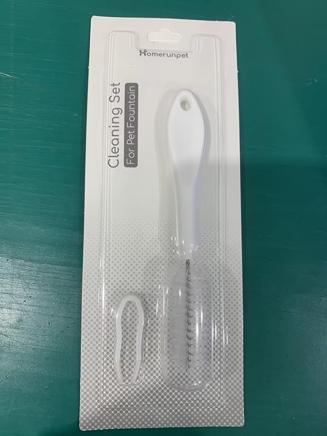 Homerunpet Pet Water Fountain Cleaning Kit, Brush and Tweezers, Fit Most Pet Water Fountains