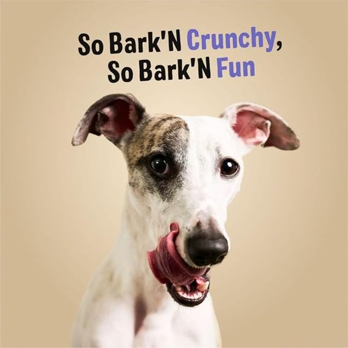 Three Dog Bakery Bark’N Crunch! Chicken Chips, Medium 8oz, Crunchy Dog Treats, Single Ingredient, High Protein Snacks, Chicken Treats, Low Calorie Healthy Training Treat, Made in The USA