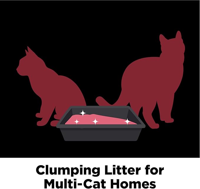 ARM & HAMMER Clump & Seal Clumping Cat Litter, 14-Day Odor Control Litter, Platinum Multi-Cat Formula Complete Odor Sealing Formula, Online Exclusive, 37lbs
