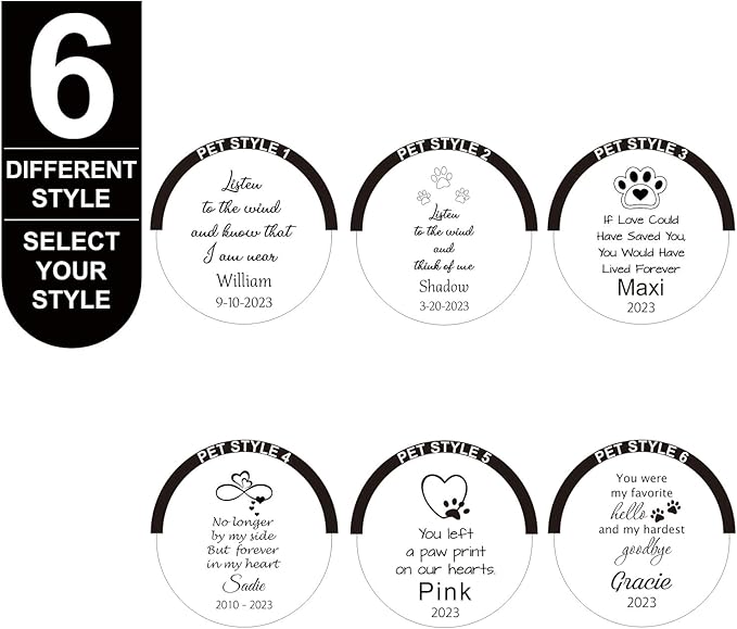 Wind Chime for Loss of Pet Cat Dog, Sympathy Loss of Pet, Pet Loss Memorial Gift, Pet Sympathy, Loss of Dog, Loss of Cat, in Memory of Dog, in Memory of Cat, Dog Cat Pet Loss Passing Away Remembrance