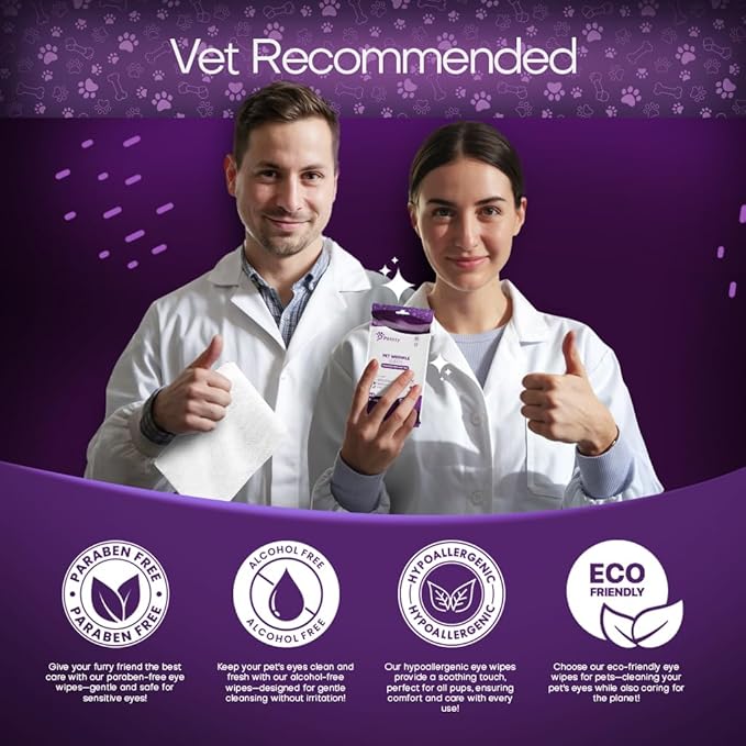 Wrinkle Wipes for Dogs 50 Count | 3X Larger Dog Face Wipes for French Bulldog and Pug - Cleanse Skin Folds, Tear Stains, Tail Pockets | Anti-Itch, Soothing, & Hypoallergenic with Coconut Oil