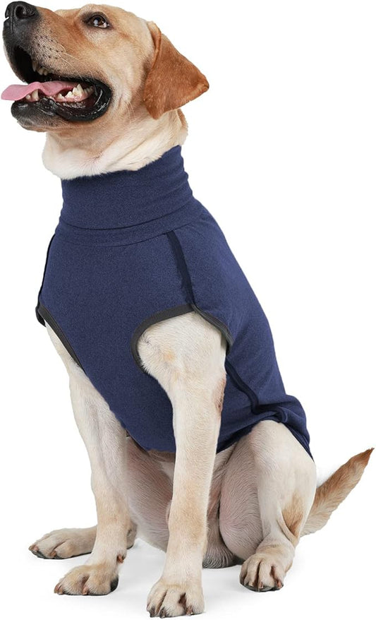 Dog Sweater Pullover Cold Weather Vest for Dogs Dog Sweatshirt & Jacket for Indoor and Outdoor Use (X-Small, Navy Blue)