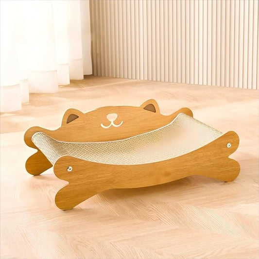 Cat Scratcher,Scratching Post,Hammocks,Wooden Cat Beds & Furniture are Sturdy and Durable for All Types of Cats to Play and Relax Indoors