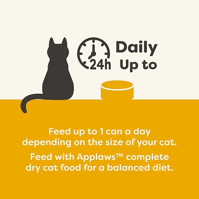 Applaws Natural Wet Cat Food in Broth, Limited and Natural Ingredients, High Protein with No Artificial Additives, Chicken Selection in Broth Cans (20 x 5.5 oz Cans)