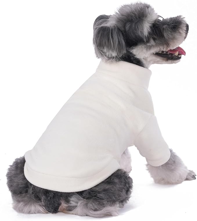 Dog Sweater, 3 Pack Dog Sweaters for Small Dogs Girl Boy, Ultra Soft Warm Puppy Clothes Dog Coat for Winter (Camel+Beige+Yellow, X-Small)