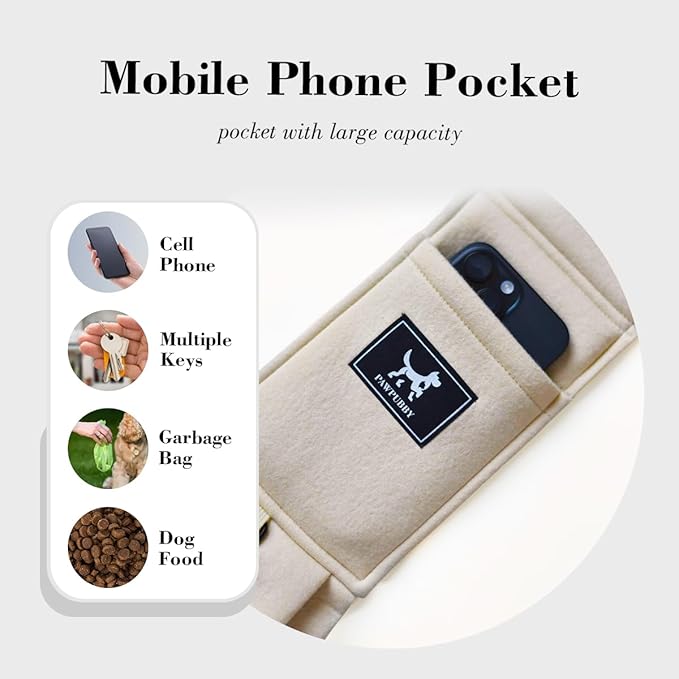 Dog & Cat Carrier Sling, Adjustable Soft Padded Shoulder Puppy Carrier, Hands-Free Dog Carrier Bag with Double Safety Buckles Premium Material for Outdoor Travel (Apricot, M)