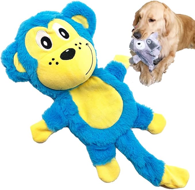 Jalousie 5 Pack Plush Toys Assortment Value Bundle Puppy Pet Mutt Squeak Toy for Medium Large Dogs (5 Pack Premium Corduroy) (1 Pack Large Plush)