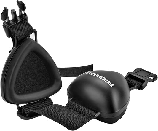 PROHEAR Dog Ear Muffs Hearing Protection for Dogs, NRR 28dB Noise Cancelling Headphones, Easy to Adjust Dog Hearing Protection Earmuffs for Thunder, Hunting, Tourism, Cars, Racing, Small, Black