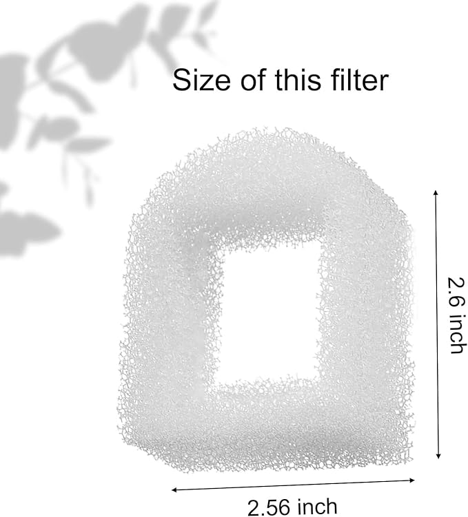 Cat Water Fountain Foam Filters, Compatible with Multiple Pet Fountain Dispenser Sponge Filters (12 Pcs)