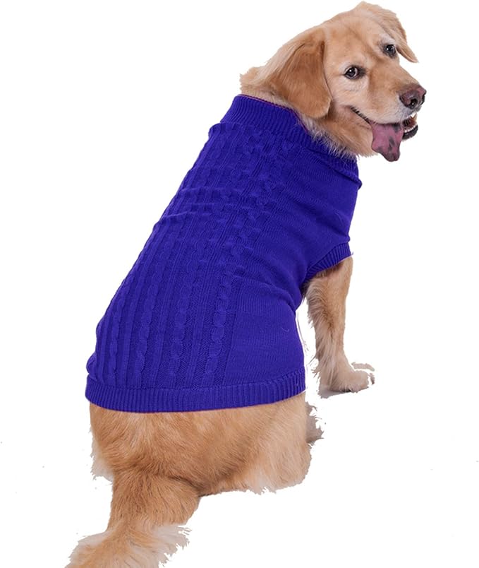 Dog Sweater, Warm Dog Sweaters for Small Dogs Medium Large Dogs, Cute Winter Classic Turtleneck Pet Sweater Cat Sweater Dog Clothes Coat Dog Christmas Sweaters for Girls Boys Dog Puppy Cat