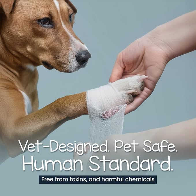 PATCH Eco Pet First Aid Kit for Dogs and Cats. Cat and Dog First Aid Kit with Bandages, Gauze Pads & Glove. Emergency Kit for Animals Including Puppy