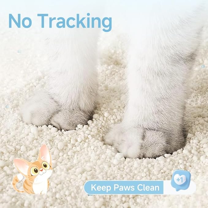 Miniso Cassava Clumping Cat Litter 11lb (4 Pack of 2.75lb Bags)