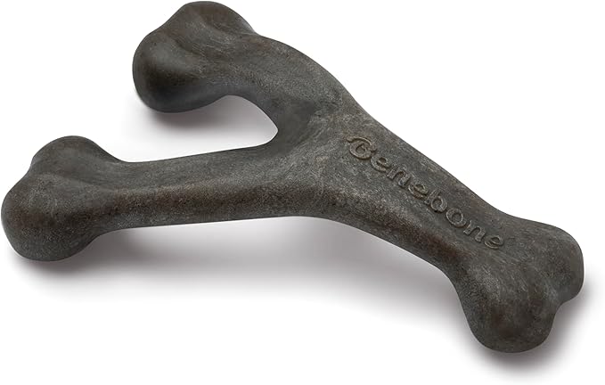 Benebone Pumpkin Spice Wishbone – Limited Edition Flavor, Durable Dog Chew Toy for Aggressive Chewers, Made in USA, Medium