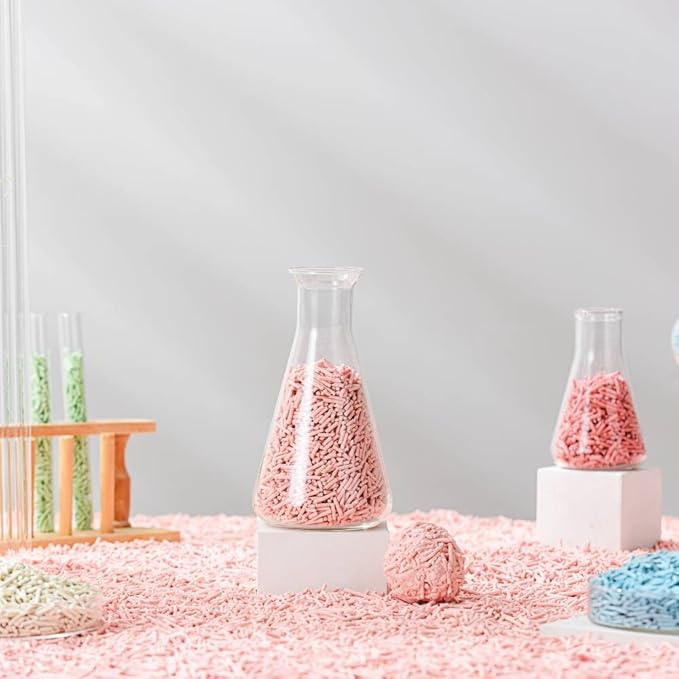 Tofu Cat Litter Natural Clumping Tofu Cat Litter 5.5lb/88oz 5 Scents (Ocean Fresh + Wonder Litter, 2 Pack)