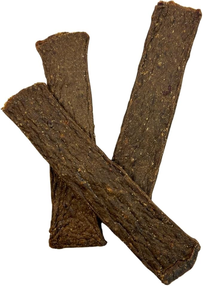 Farmland Traditions Dogs Love Beef Jerky Dog Treats, All Natural, Grain-Free, High Protein Training Treats, 2 Pound Bag