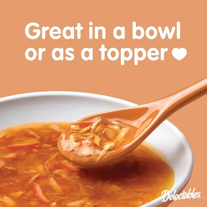 Hartz Delectables Savory Broths Variety Lickable Wet Cat Treats, 24 Count