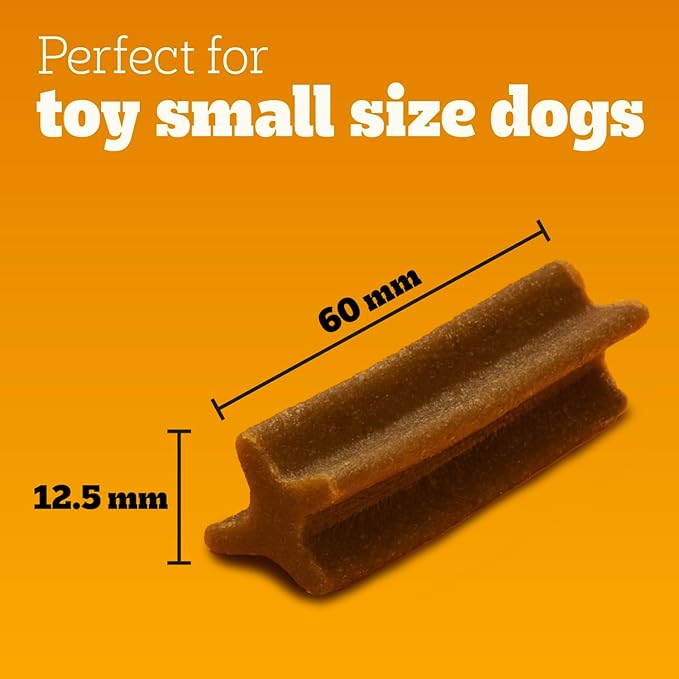 Pedigree Dentastix Small and Toy Breed Dog Treats, Original, Beef & Fresh Flavor, 2.36 lb. Variety Pack (157 Treats)
