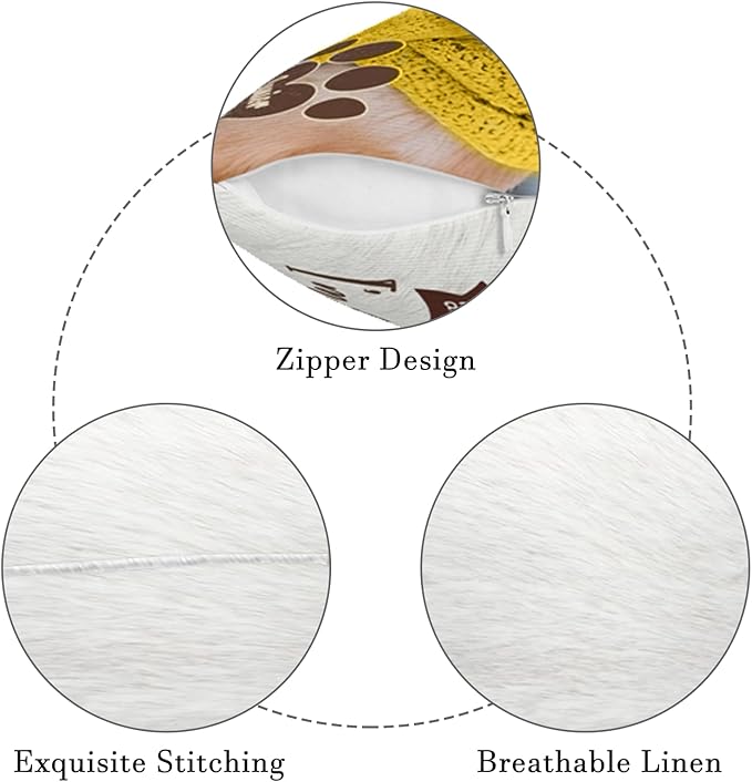 Custom Picture Pet Memorial Pillow, Personalized Dog Memorial Gifts for Loss of Dog, Sympathy Gift for Dog Bereavement & Remembrance Pillowcase (Style E)