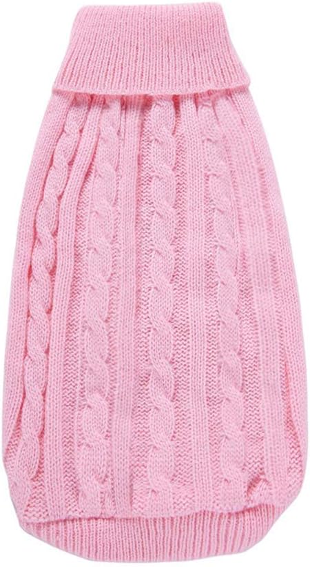 Dog Sweater, Warm Dog Sweaters for Small Dogs Medium Large Dogs, Cute Winter Classic Turtleneck Pet Sweater Cat Sweater Dog Clothes Coat Dog Christmas Sweaters for Girls Boys Dog Puppy Cat