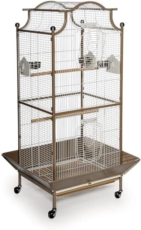 Modern Minimalism Iron Select Bird Cage with Elegant Design, Durable Construction, Easy-Clean Tray