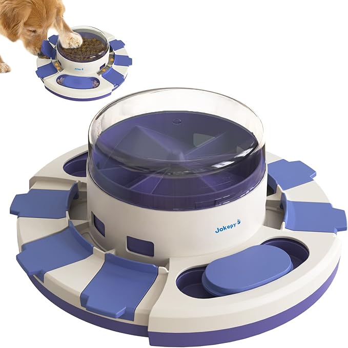 Dog Puzzle Toys for Boredom and Mental Stimulation, Interactive Slow Food Feeder Dispenser, Professional Level 2 in 1 for Large/Medium/Small Dogs