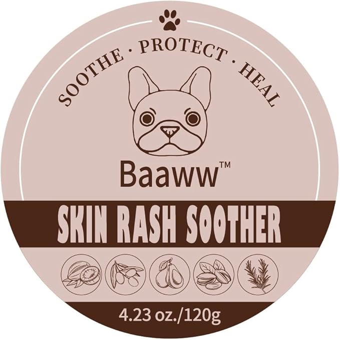 Dog Skin Irritation Treatment - Hot Spot Soother Skin Treatment for Dogs, Anti-Itch Lotion, Allergy Relief & All-Natural Rash Cream for Dogs - Soothing Relief for Dry, Itchy Coat - Cream 125ml