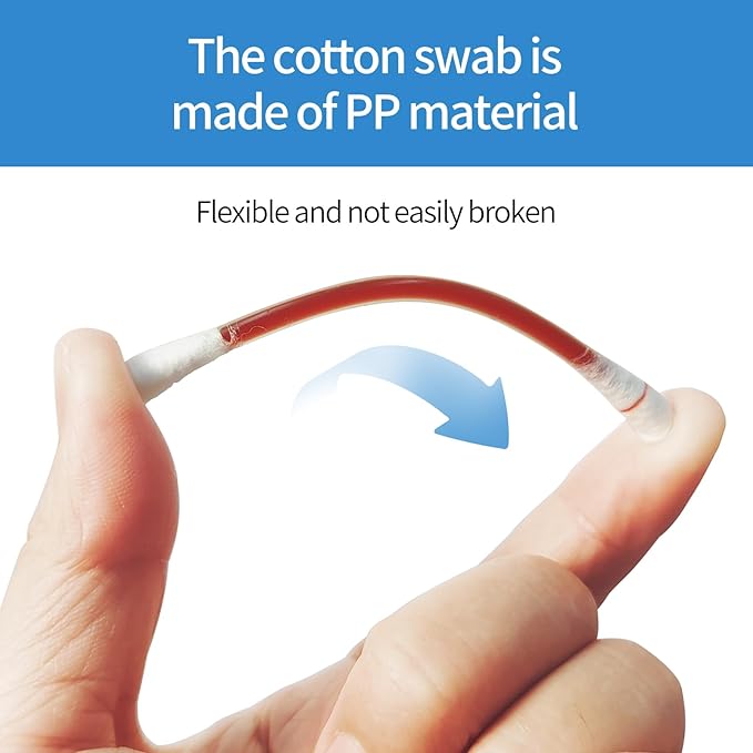 Svaha Povidone Iodine Swabsticks 50/Box - Iodine Swabs with Snap-Release Solution, Individually Wrapped for Wound Care & First Aid Kits