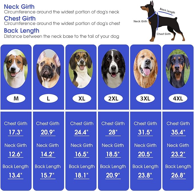 ASENKU XXL Dog Sweaters for Large Dogs Girls Boys, Doberman Sweater for Female Male, Winter Turtleneck Long Sleeve Pet Christmas Sweater for Golden Labrador,Blue 2XL