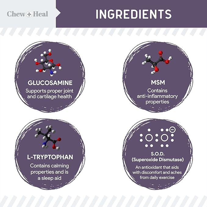 Mobility and Vitality Supplement for Senior Dogs - 120 Tablets for Senior Dog Wellness and Pain Reliever - Made with Glucosamine, MSM, Yucca, and More for Hip and Joint Support - Made in the USA