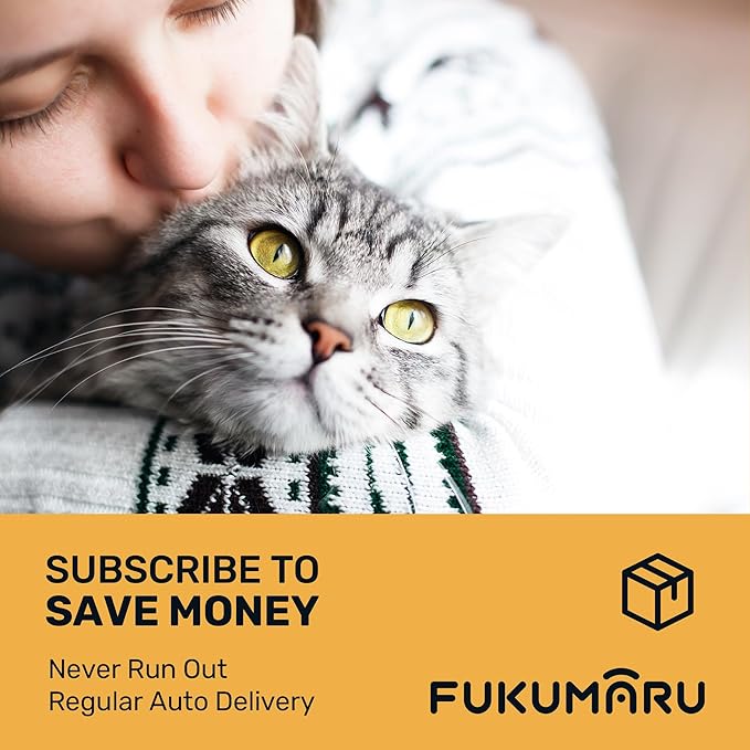 FUKUMARU Tofu Cat Litter, 32lb Fast Clumping & Superior Odor Control, 100% Natural with Bean Dregs & Corn Starch, Dust-Free, Flushable, Low Tracking, Ultra Absorbent, Lightweight, 8lb x 4 Bags