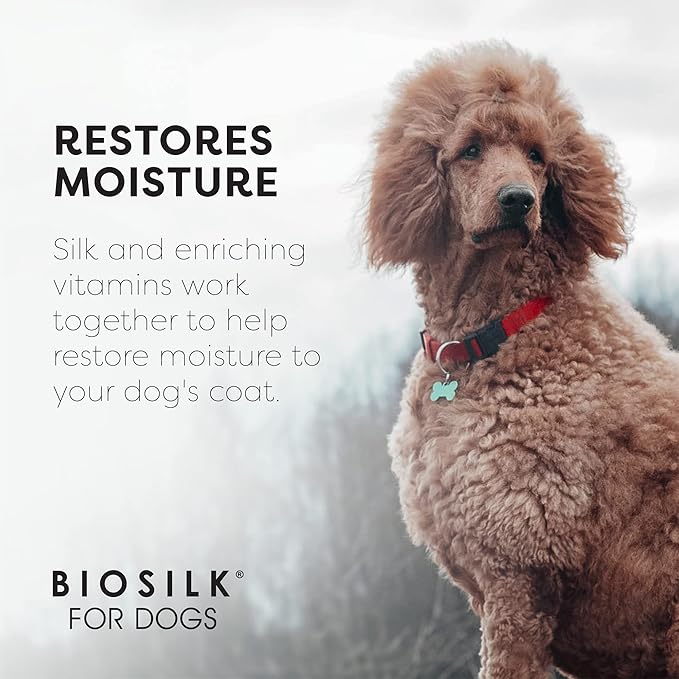 BioSilk for Dogs Silk Therapy Conditioner with Natural Coconut Oil | Pet Conditioner - 6 Pack