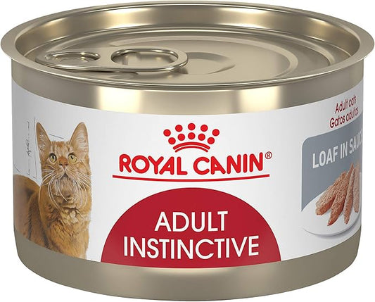 Royal Canin Feline Health Nutrition Adult Instinctive Adult Loaf in Sauce Cat Food, 5.1 oz (Pack of 24)