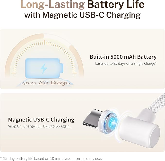 Enabot EBO 2K Camera Robot ROLA Mini: Movable Pet Camera Battery-Powered with Phone App, Indoor Cam w/One-Touch Call, 2-Way Talk, Night Vision, Motion Detection, Video Recording