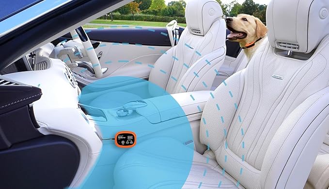 Indoor Pet Barrier for Home,Keeps Areas Off Limits,Dog Home Proofing, Waterproof/Rechargeable/Beep/Static Training Collar,Wireless Electric Fence,1 Dog Orange Kit