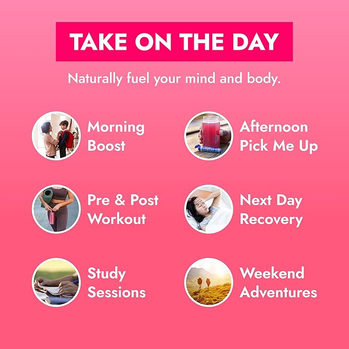 Zipfizz Daily Energy Drink Powder, Pink Lemonade, 12 Pack | 3-in-1 Sustained Energy, Rapid Hydration, and Essential Vitamins | Sugar-Free | Electrolyte Powder | Contains Vitamin B-12 & Antioxidants