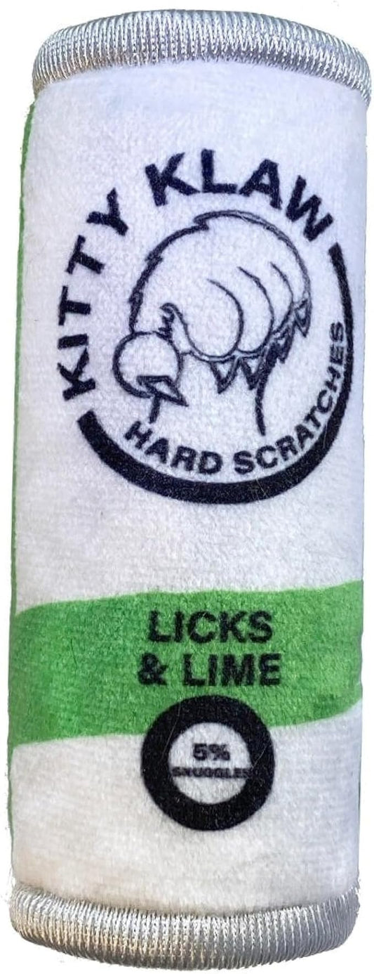 Huxley & Kent Plush Cat Toy - Interactive Catnip Toy for Cats & Kittens - Soft Kitty Toy with Crinkle & Catnip - Fun Indoor Play Toy - Kitty Klaw Licks & Lime