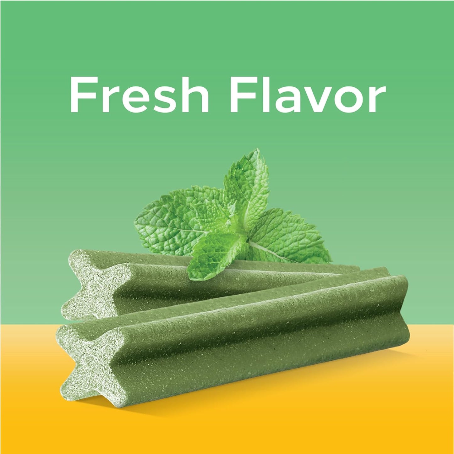 Pedigree Dentastix Large Breed Dog Treats, Fresh Flavor, 1.46 lb. Bag (28 Treats)