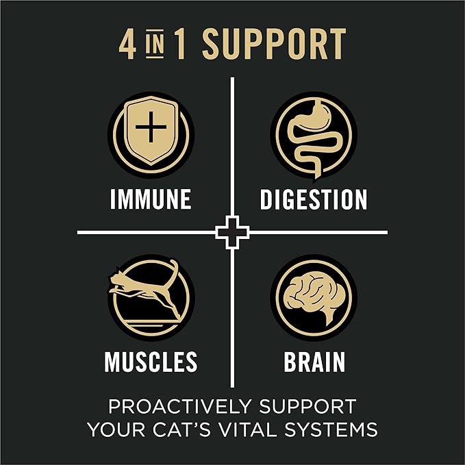 Purina Pro Plan Vital Systems Chicken and Egg Formula 4-in-1 Adult Dry Cat Food - 3 lb. Bag