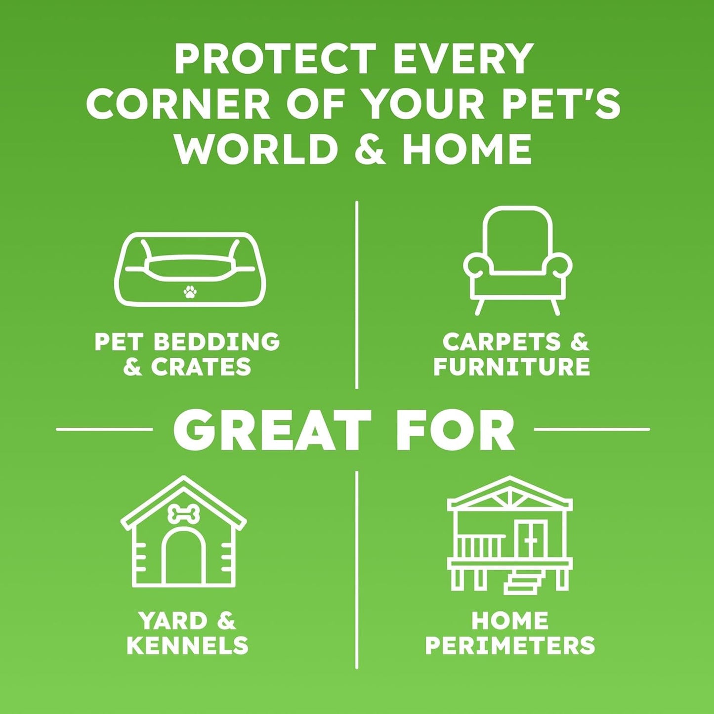 BugMD Natural Flea and Tick Spray for Dogs, Cats & Home | Plant-Based Flea Treatment & Tick Prevention with Essential Oils